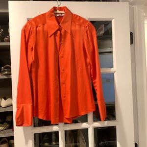 COPY - Zara Orange Blouse XS